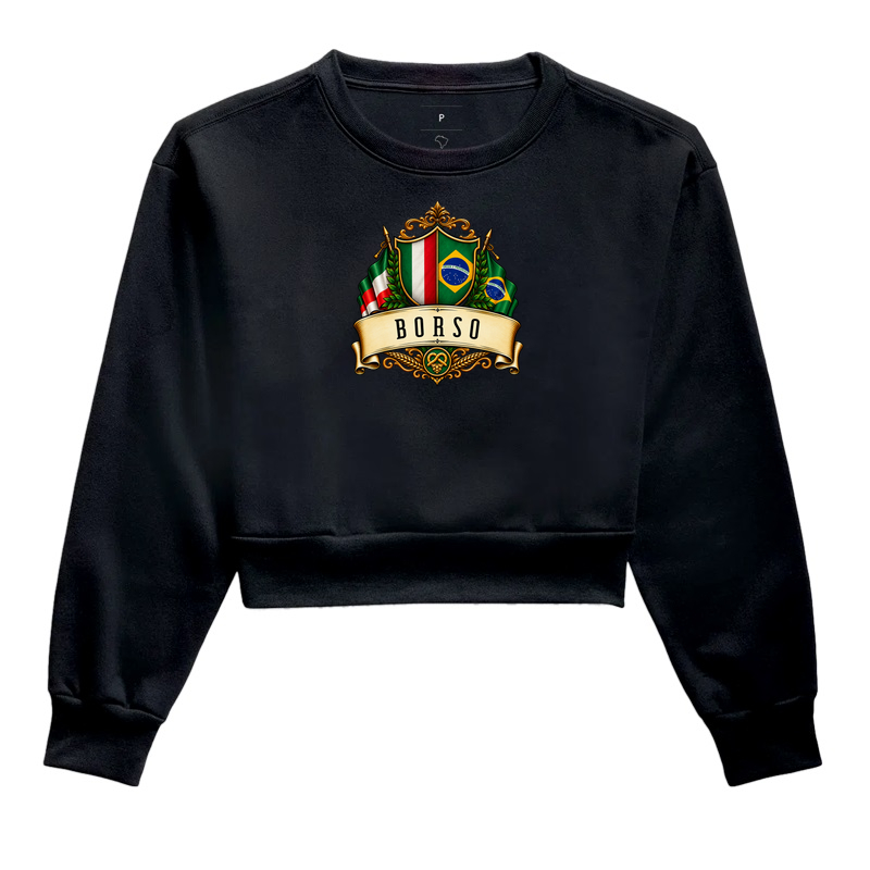 Borso - Cropped Moletom