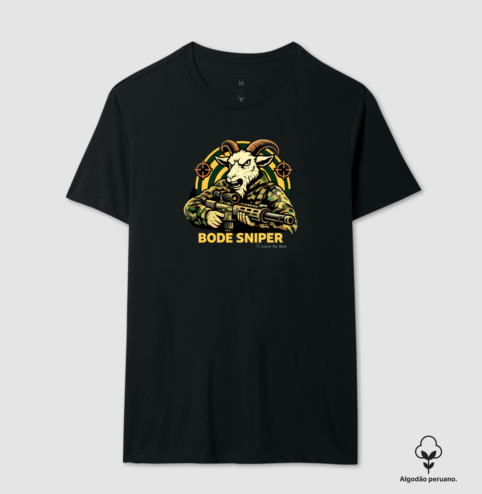 Camiseta maçonaria - Bode Sniper Atirador
