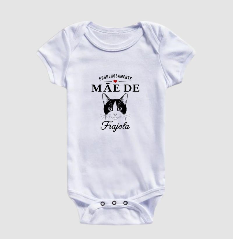 Orgulhosamente Mãe de Frajola - Body Infantil