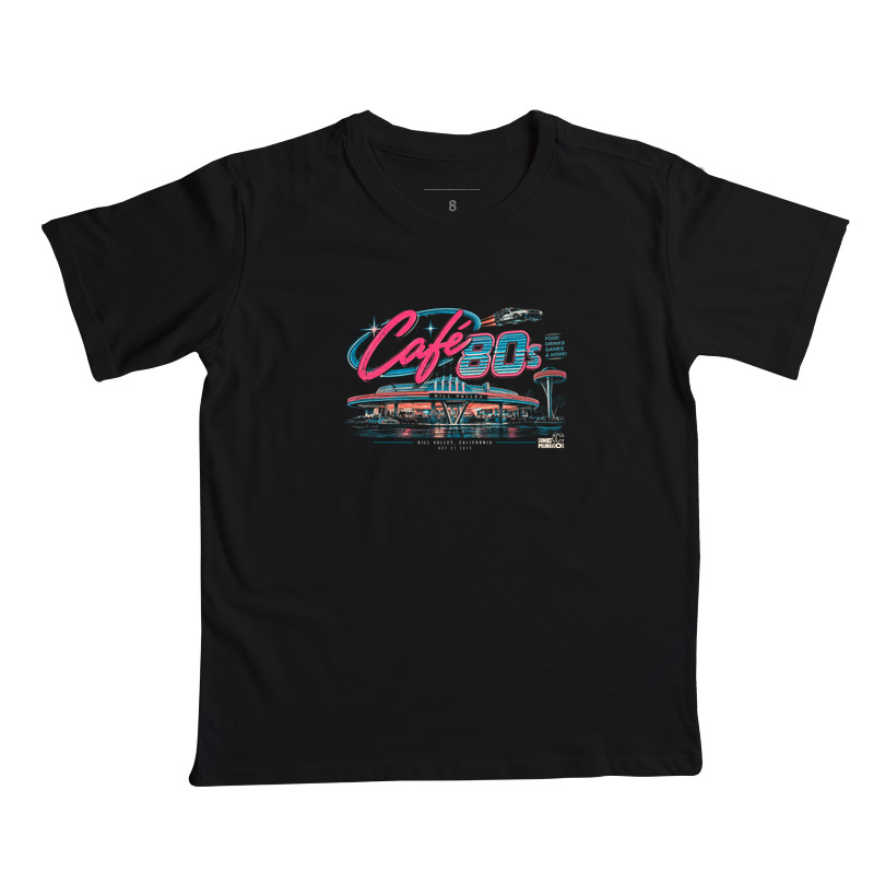 Café 80s Hill Valley - Camiseta Infantil