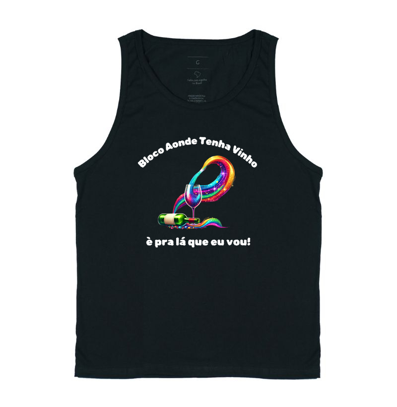Camiseta Bloco do Vinho - Regata