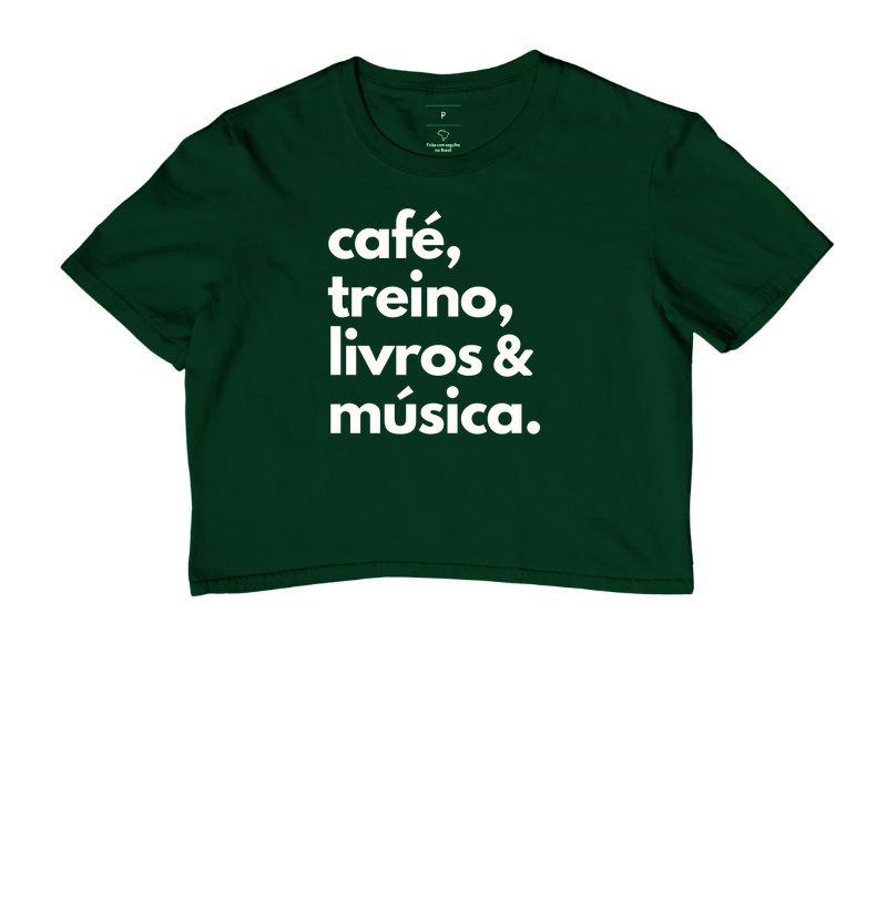 Café, treino, livros & música