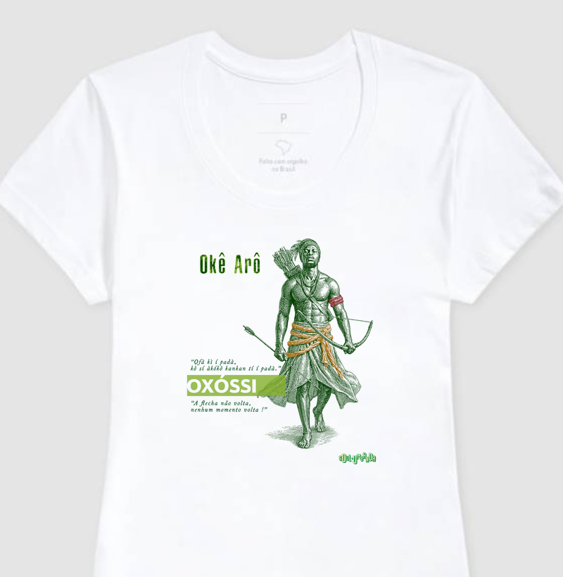 camiseta OXÓSSI iorubá feminina