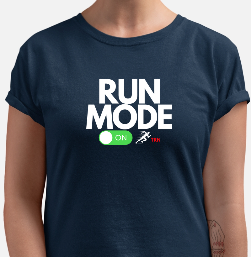 Camiseta Run Mode On – TRN | Modo Corrida Ativado