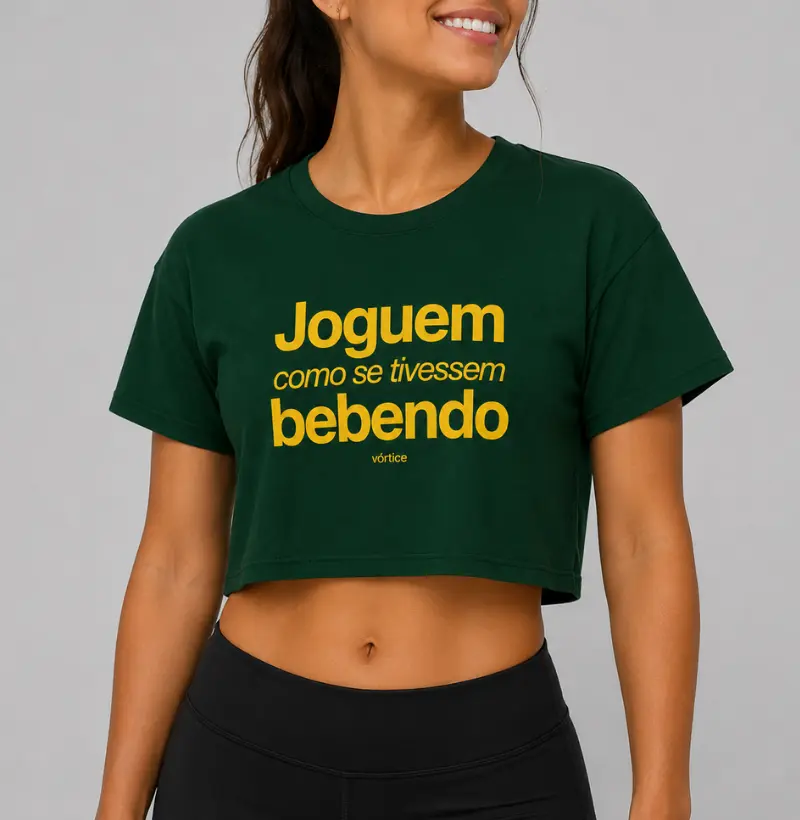 Cropped - Joguem como se tivessem bebendo