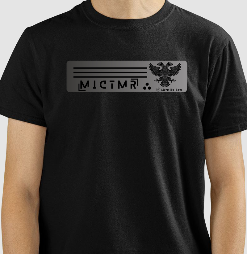 Camiseta maçonaria Águia mictmr black