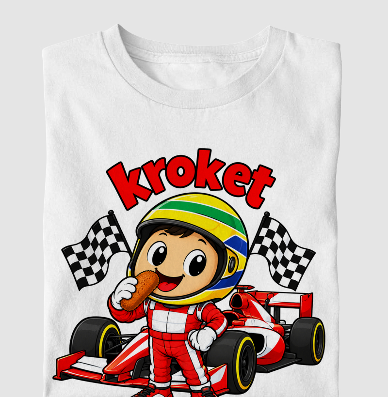 Egg Kroket - Automobilismo - Camiseta Infantil
