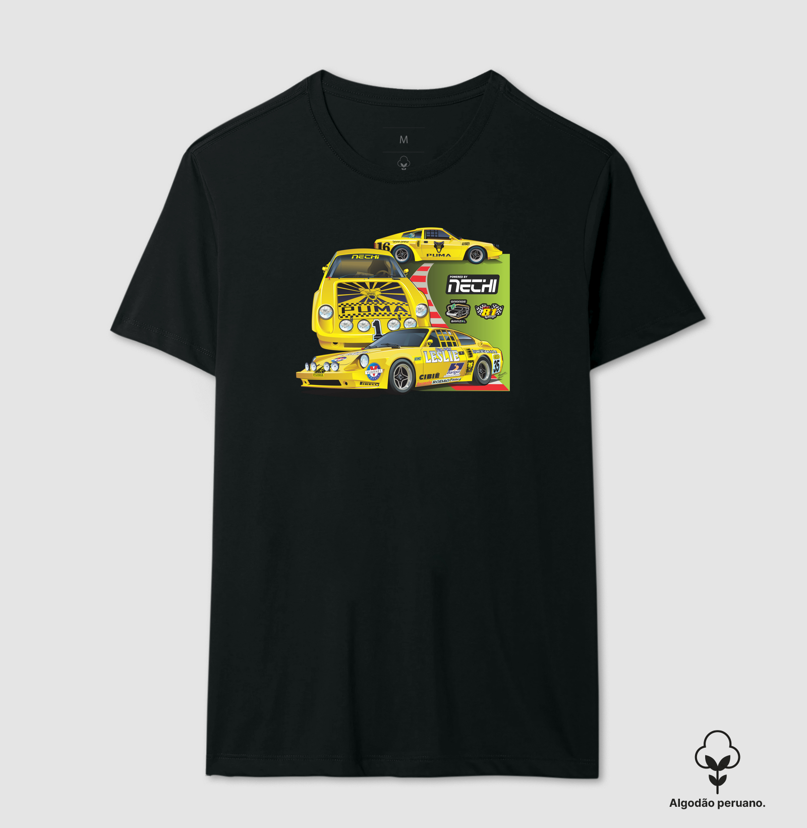 Camiseta Algodão Peruano Puma Nechi