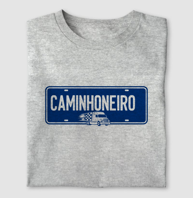 "Placa Caminhoneiro – Orgulho da Estrada"