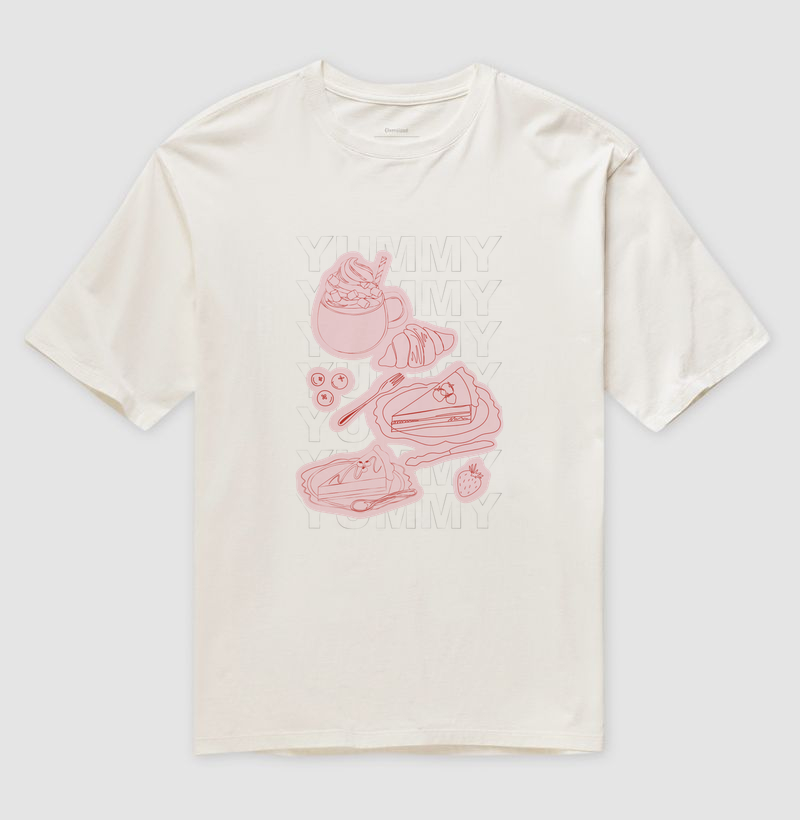 Camiseta Oversized Yummy Pie