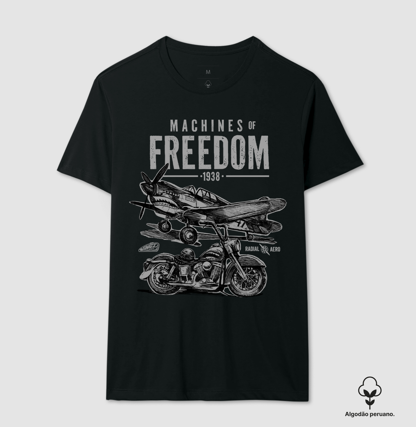  Camiseta Machines of Freedom 