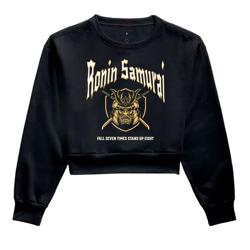 Moletom Cropped Ronin Samurai