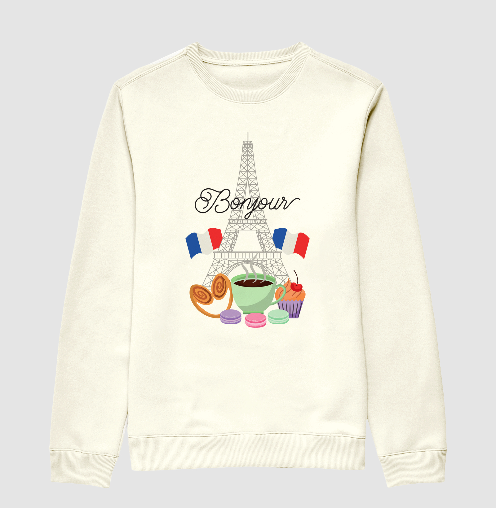 Camiseta Viagem - Torre Eiffel Bonjour