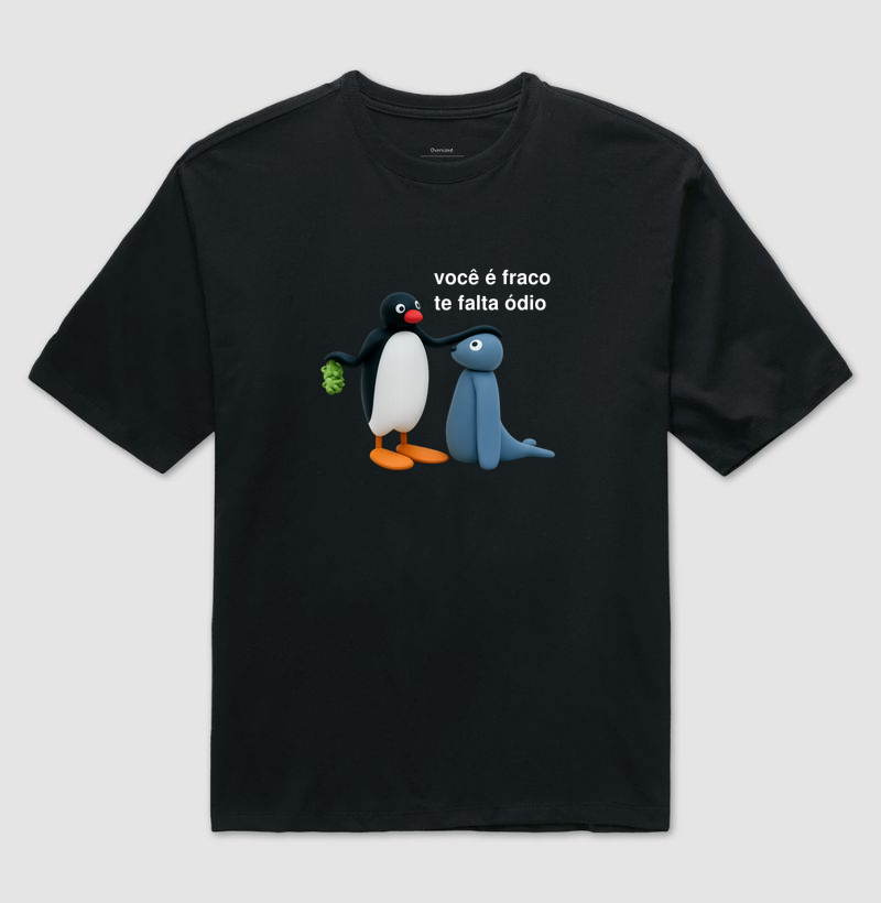 Te falta ódio - Camiseta Oversized