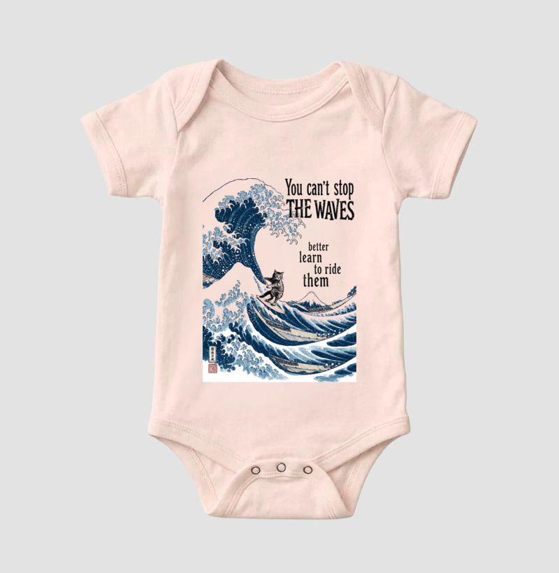 Ride the Waves - Katsushika Hokusai