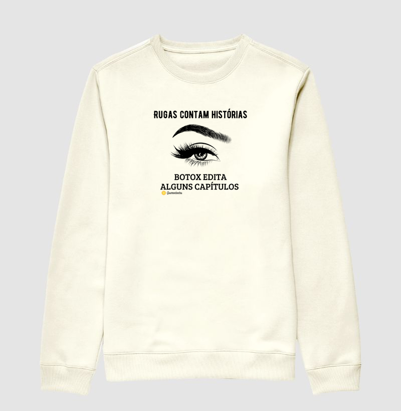 Rugas contam histórias. Botox edita alguns capítulos.