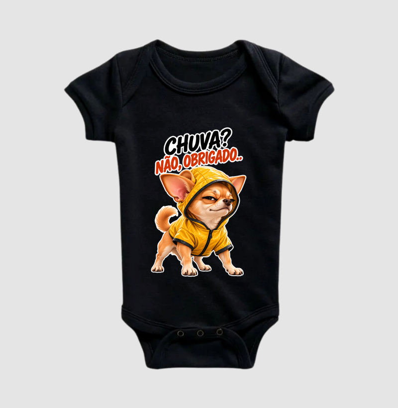Chuva? Não, obrigado. - Body Infantil