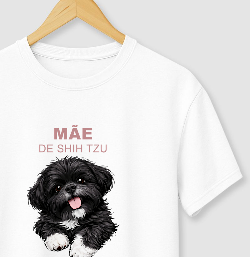 Camiseta Mãe de Shih Tzu