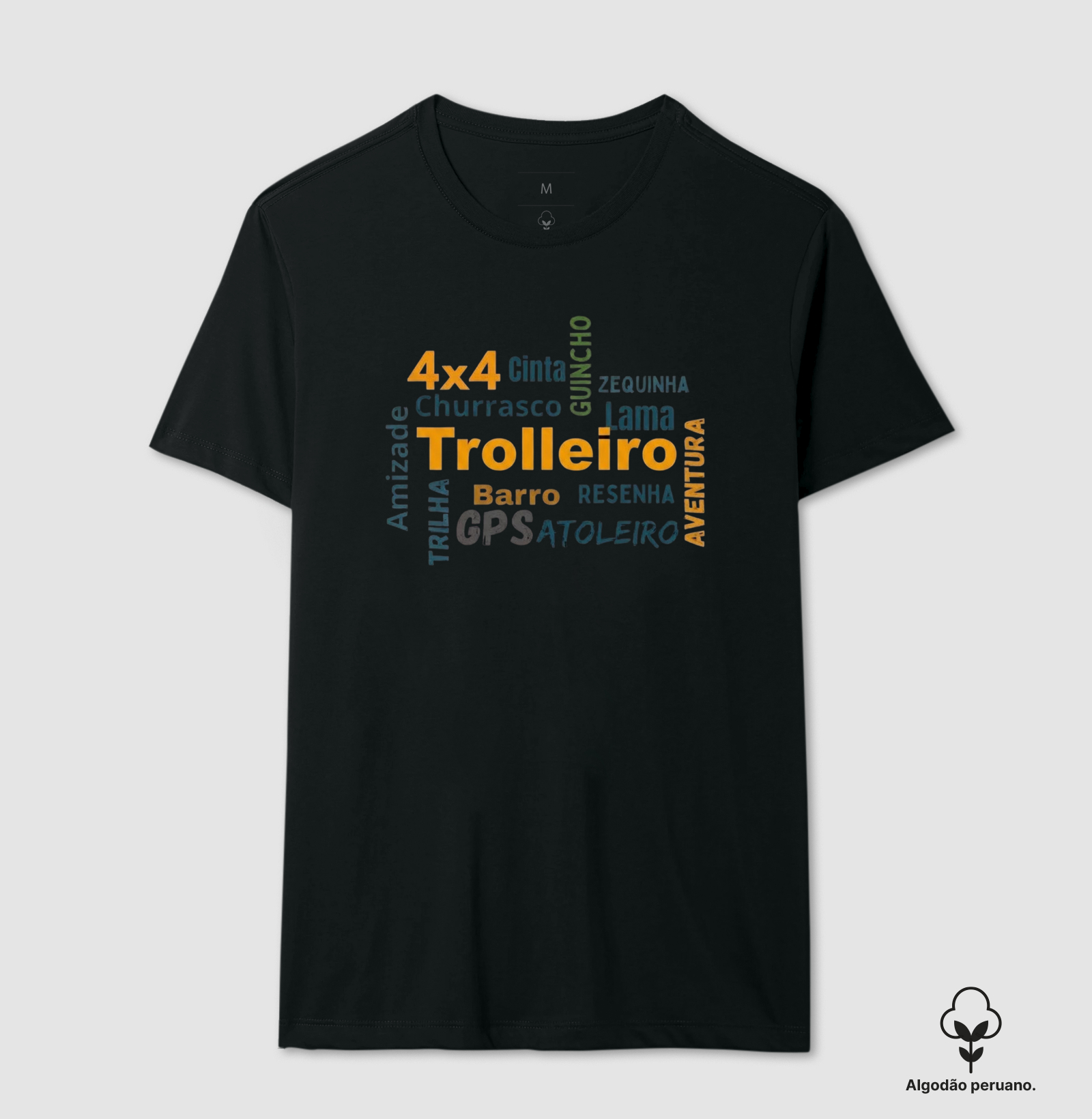 Trolleiro e cia - Camiseta Algodão Peruano