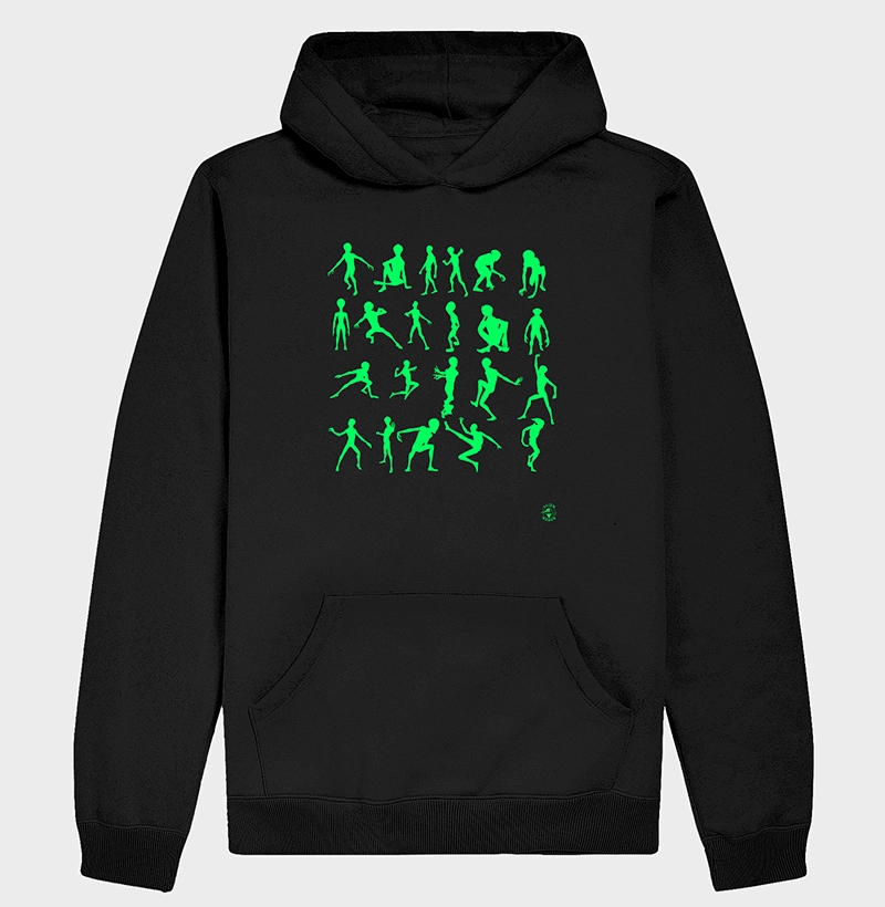 Hoodie Moletom Neon Aliens