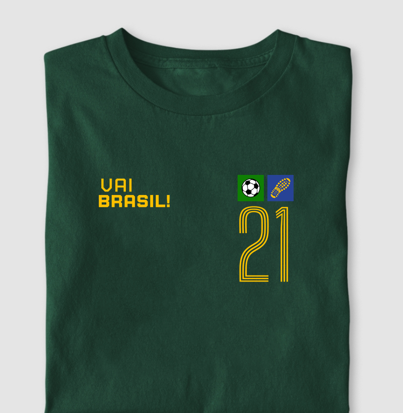 Camiseta Corrida - Vai Brasil 21k