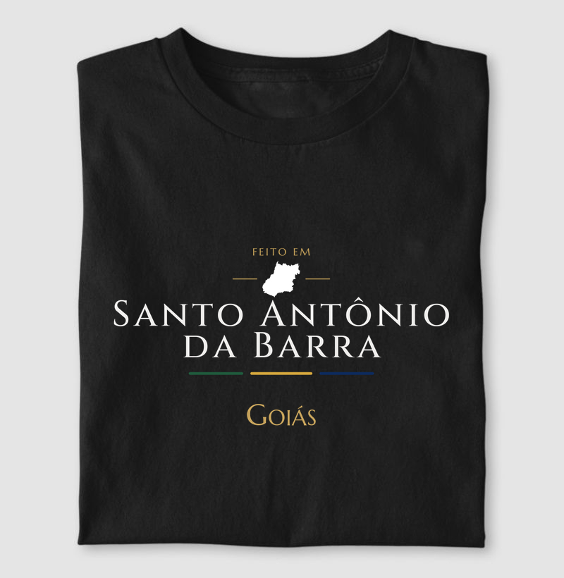 Feito em Santo Antônio da Barra GO - Camiseta