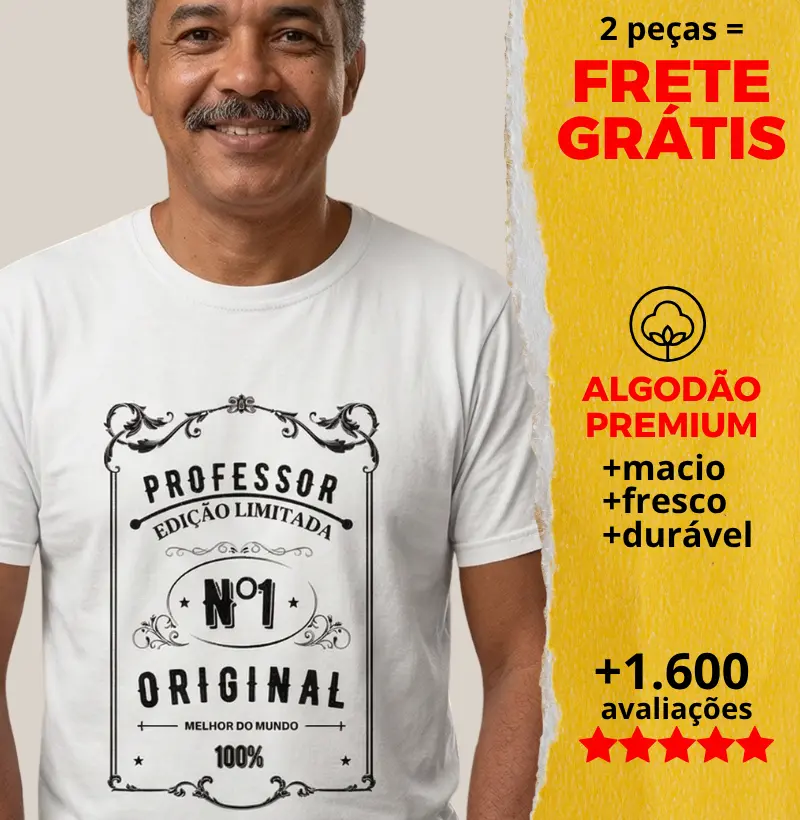 Camiseta Professor Edição Limitada