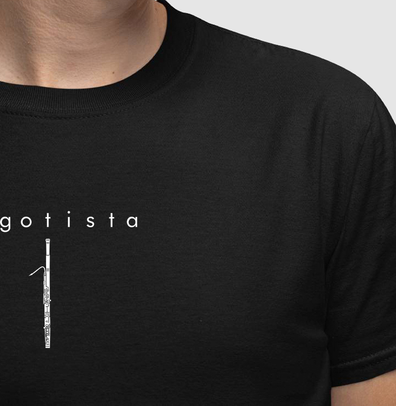 Camiseta Fagote Minimalista - M1