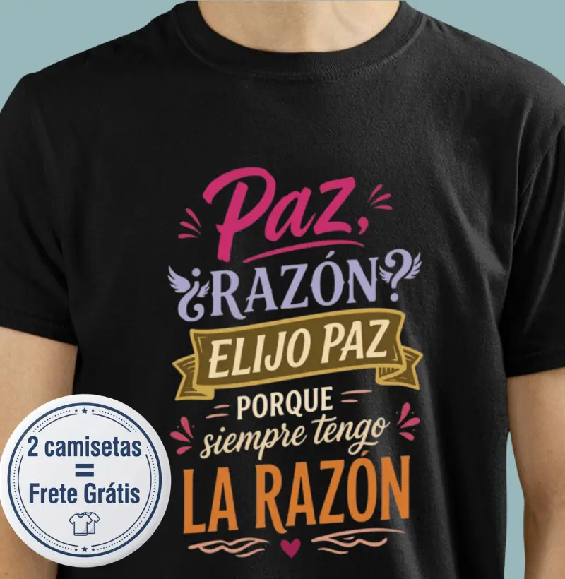 Elijo Paz - Camiseta