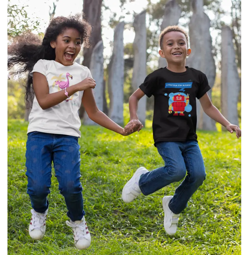 Camiseta 2 a 14 anos ROBOZINHO I