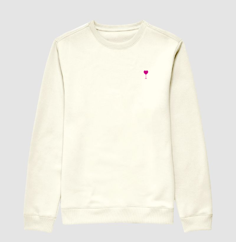 Moletom Coração de Vinho