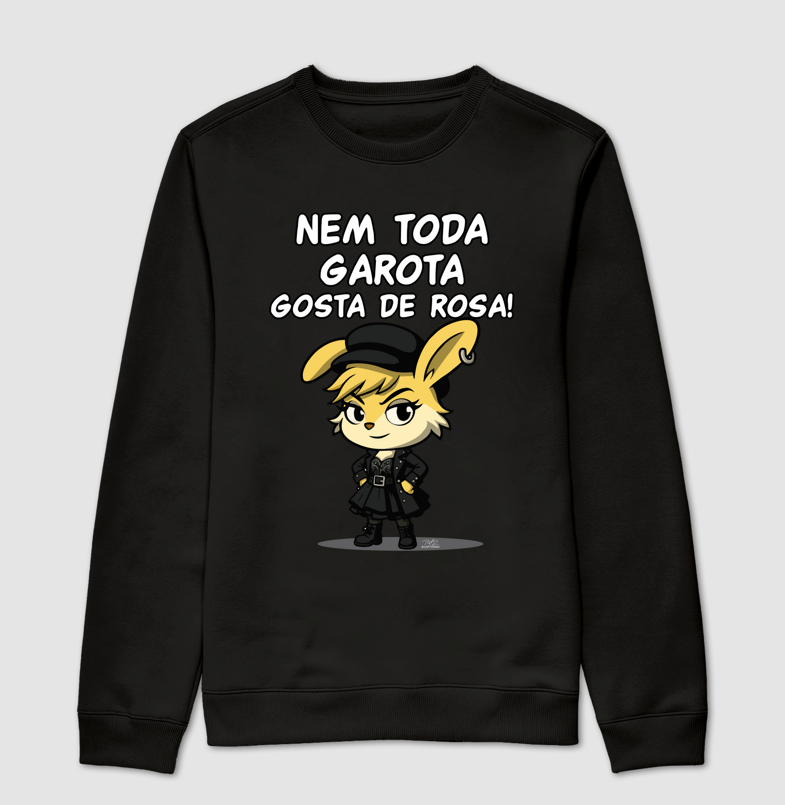 Camiseta Coelha rock - Suéter Moletom