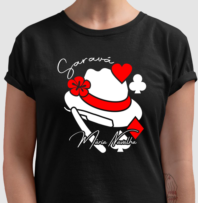Camiseta Saravá Maria navalha