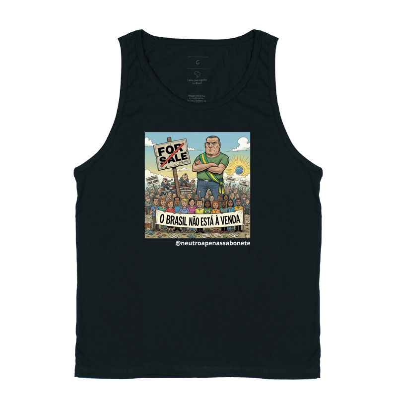 Camiseta O Brasil não está à venda.