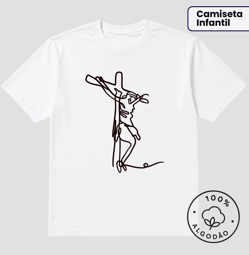 Cristo na cruz - Minimalista