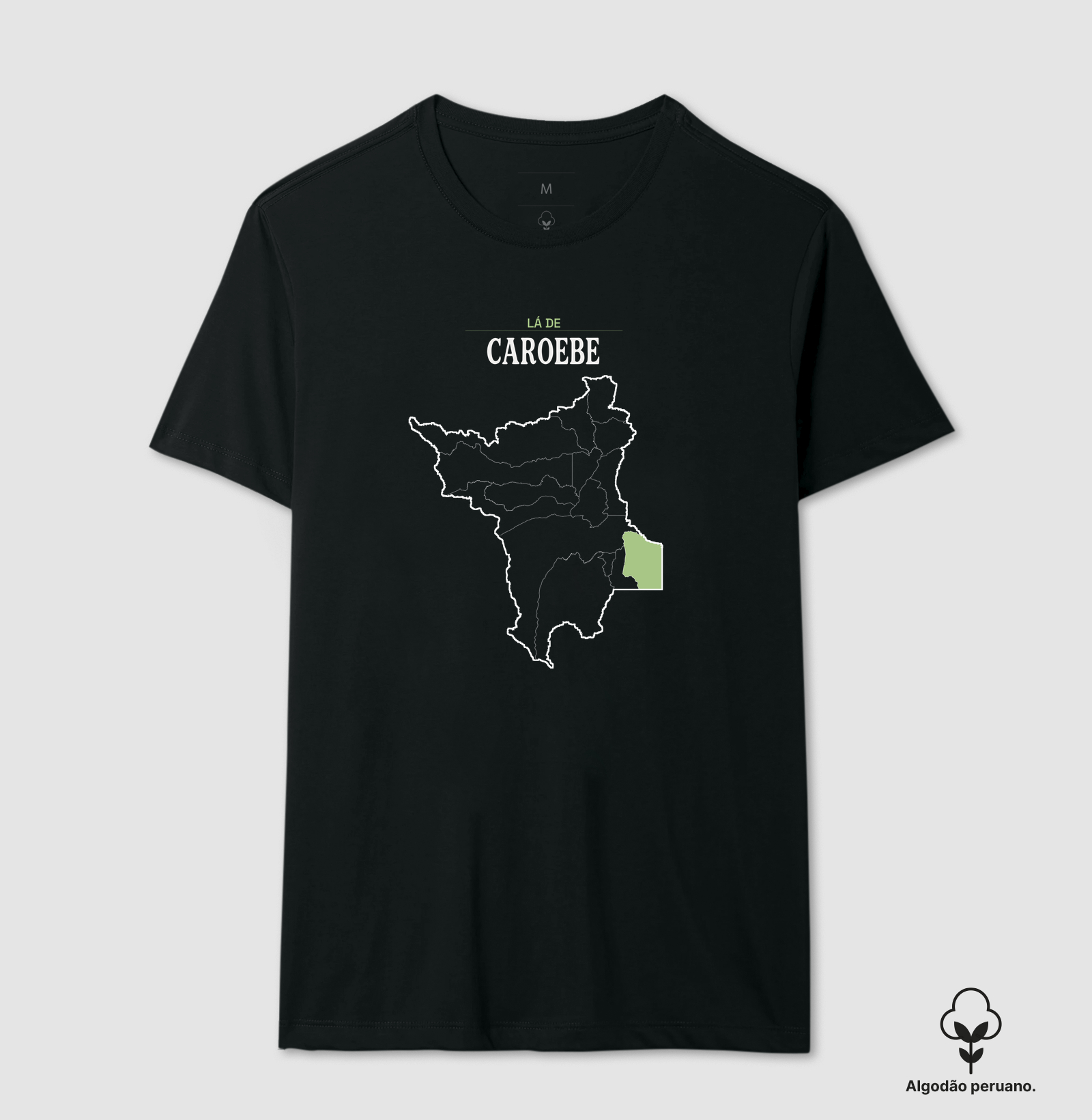 Caroebe | Território RR - Camiseta Algodão Peruano