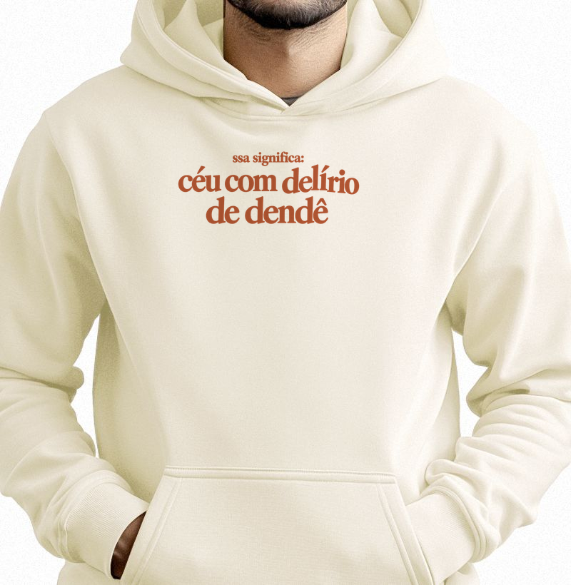 Delírio de dendê - Hoodie Moletom