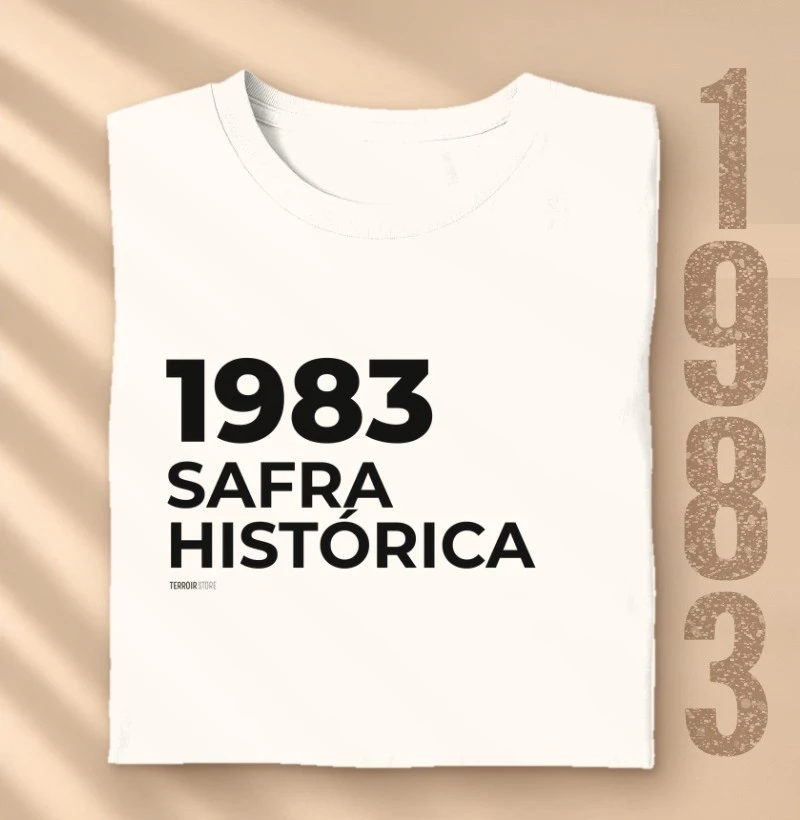 Camiseta Vinho - 1983 • Safra Histórica