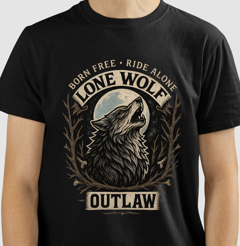 Camiseta Country Ride - Lone Wolf
