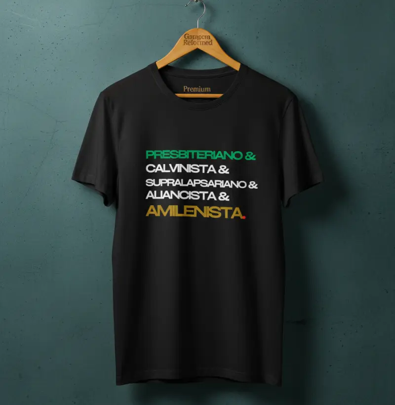 "Presbiteriano, Calvinista, Supralapsariano, Aliancista, Amilenista"