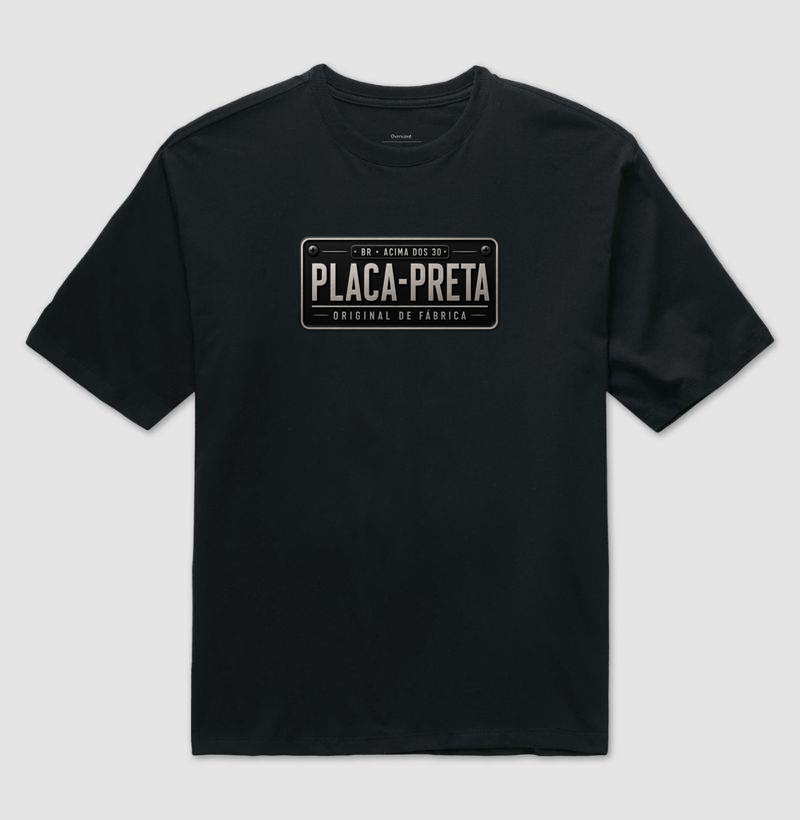 Placa Preta | Original de Fábrica | Versão 2