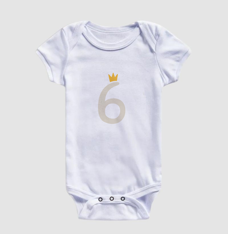 Body Infantil 6 Off White