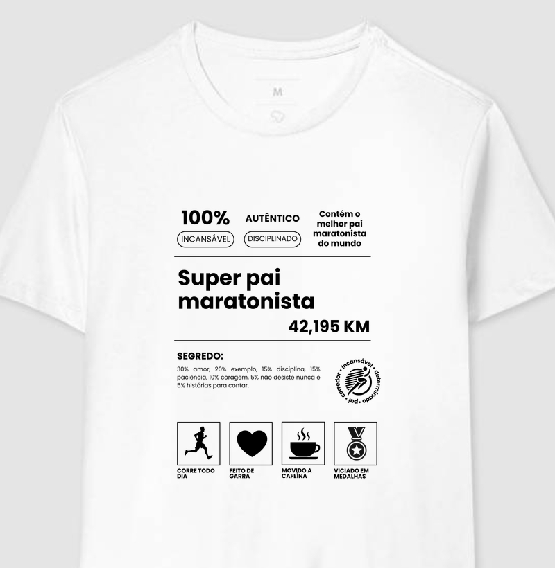 Camiseta Corrida - Super Pai Maratonista