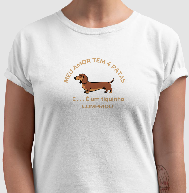 AMOR BASSET Dachshund - Camiseta