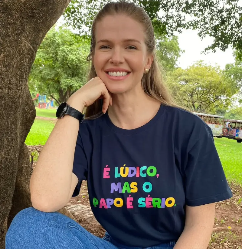 Camiseta É lúdico, mas o papo é sério | Lançamento