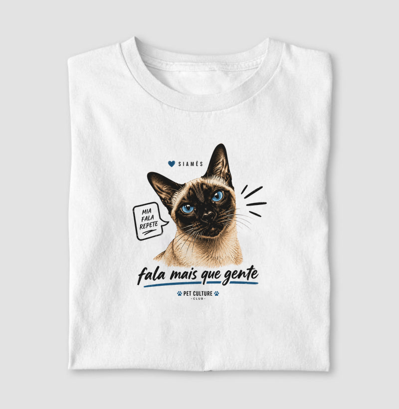 Camiseta Siamês | Fala Mais Que Gente