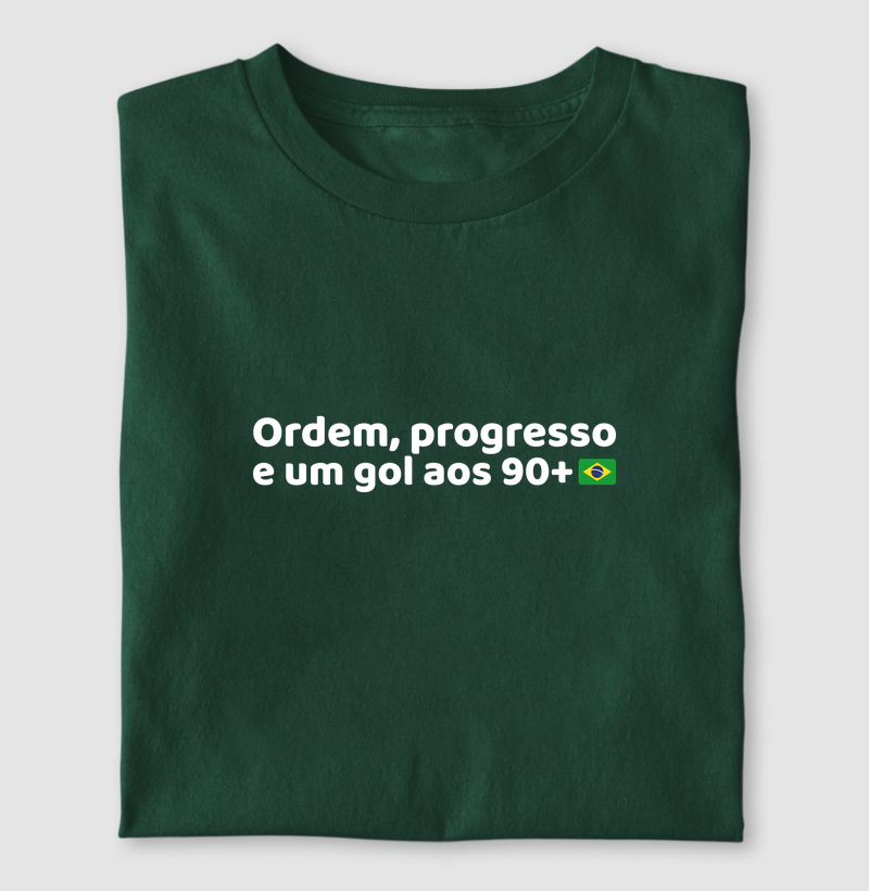 Ordem, progresso e um gol aos 90+