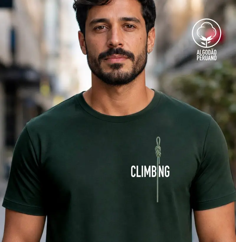 Camiseta Falésia & Magnésio | Nó & Corda