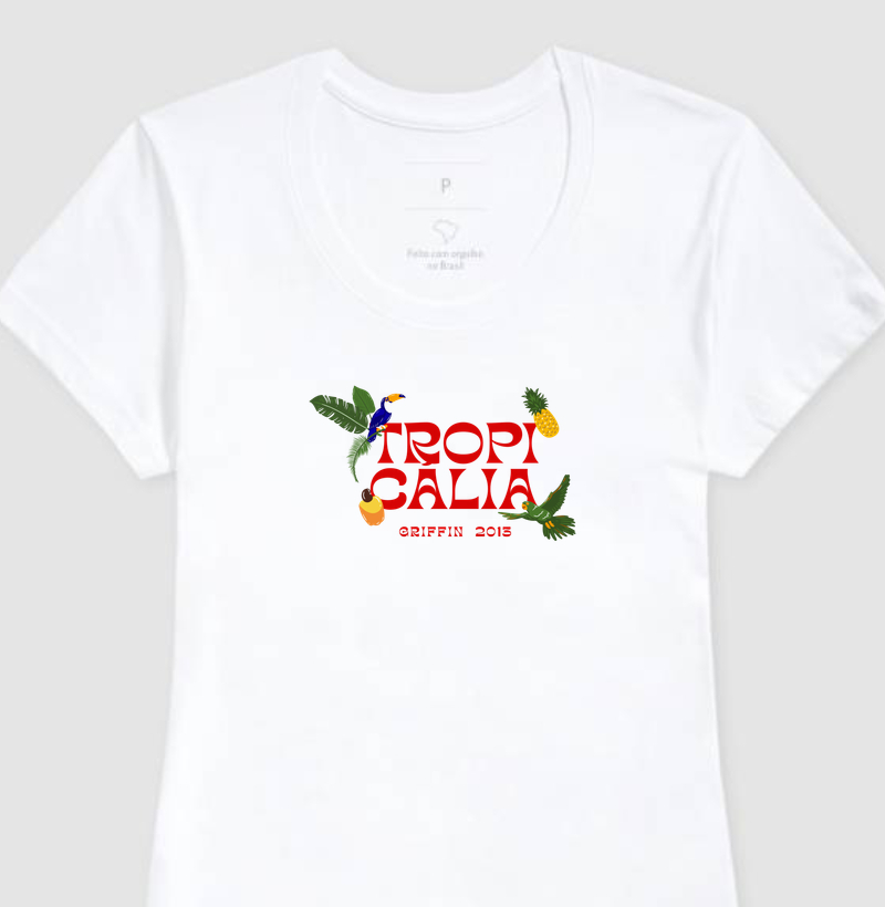 CAMISETA FEMININA TROPICALIA