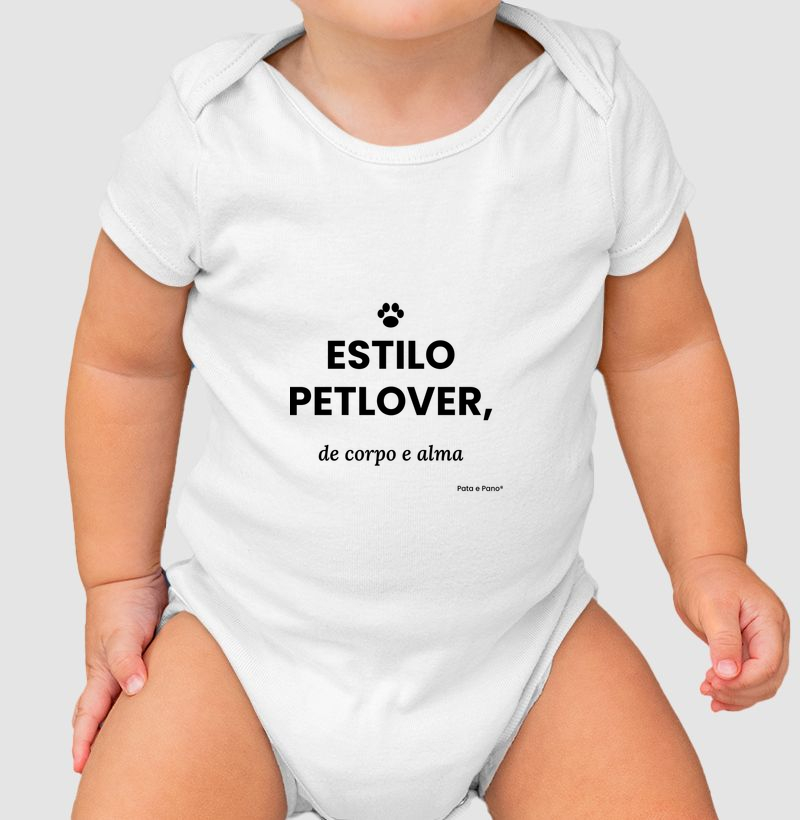 BODY BEBÊ PETLOVER - Body Infantil